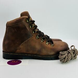 Birkenstock Women's Jackson Brown Nubuck Leather Lace Up Boots Size 37 EU/ 6 US